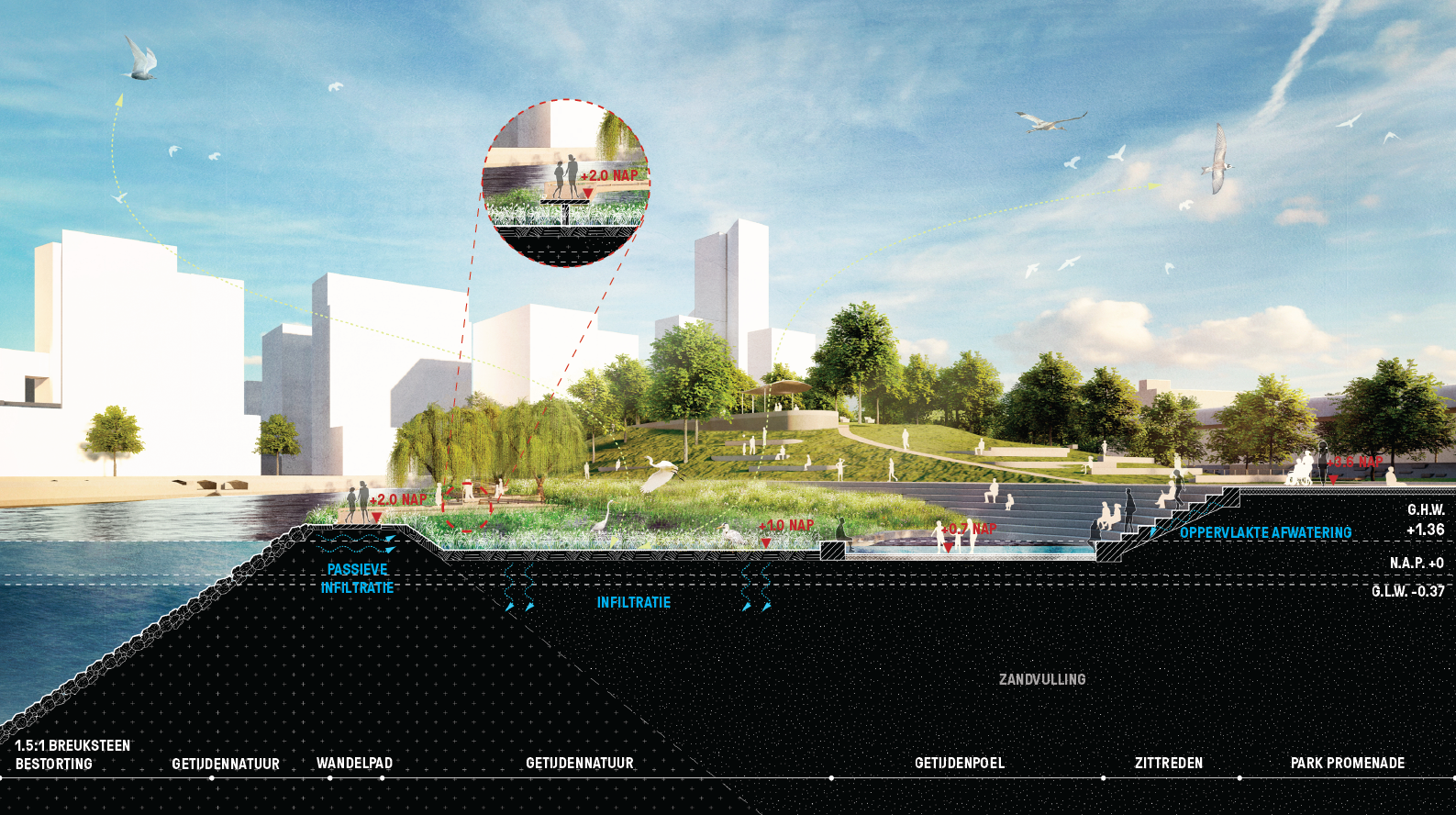 Masterplan Nelson Mandelapark - Impressie